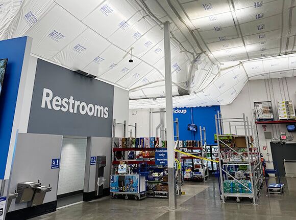 TuffWrap SmartSeam Suspended Cover