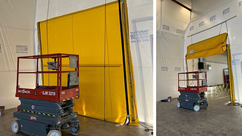 TuffWrap Construction Doors