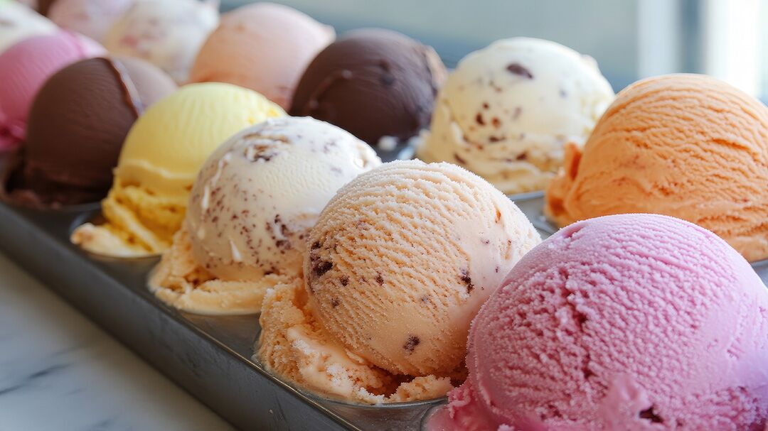 ice cream and beverage