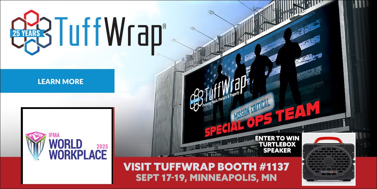 TuffWrap at IFMA World Workplace Conference 2025 - Booth 1137